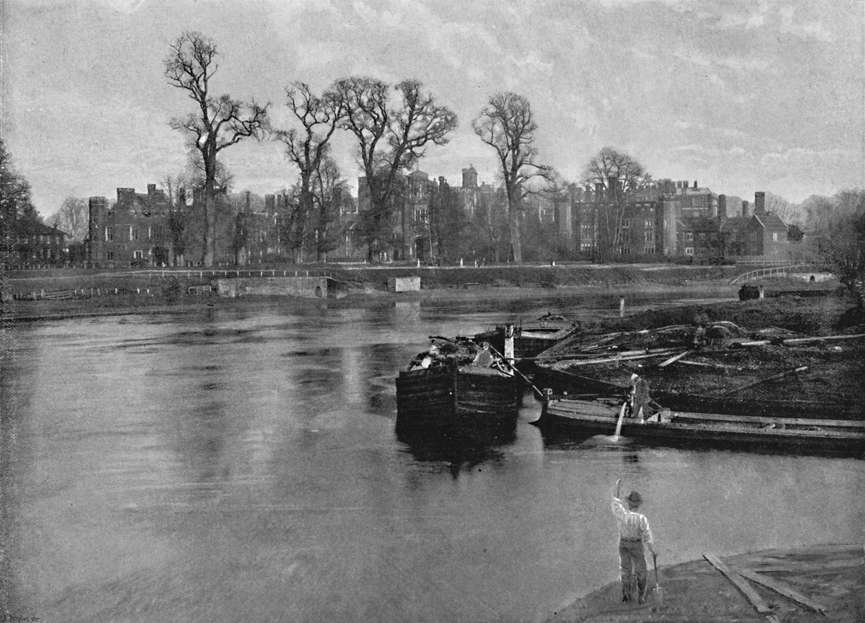 Hampton Court Palace, c1896 av Poulton and Co