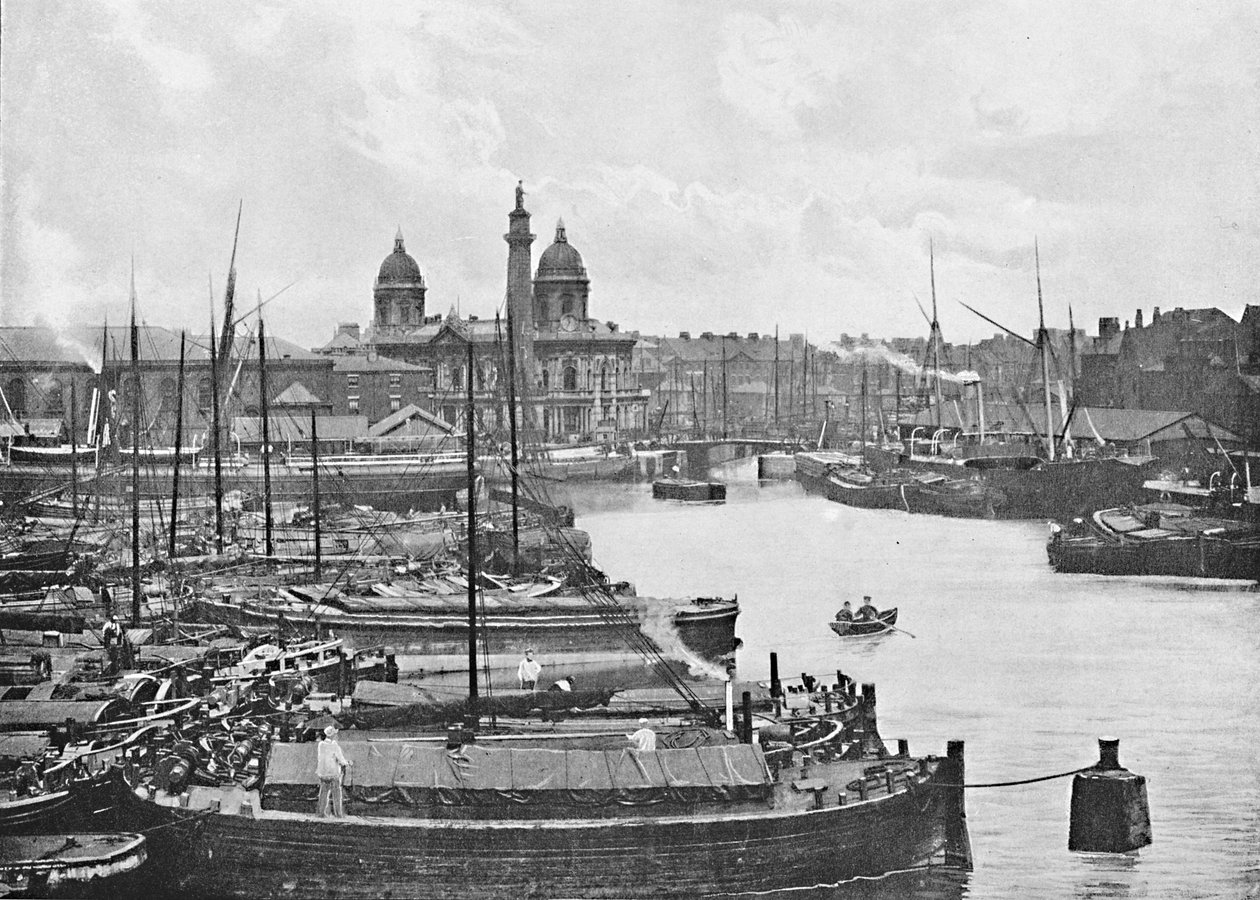 Hull, from the Docks, c1896 av Poulton and Co