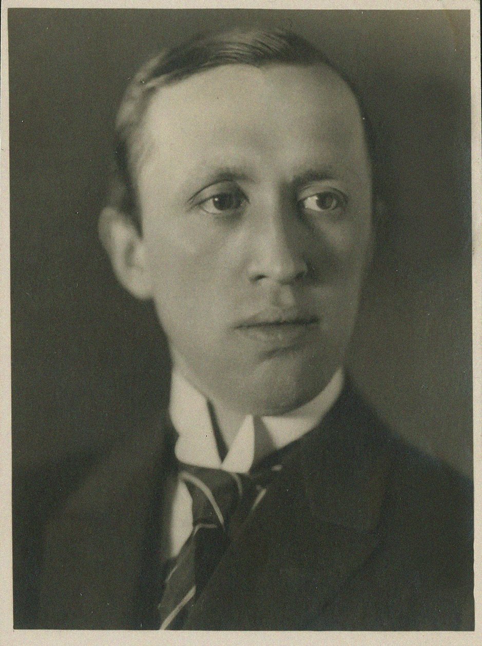Portrett av Karel Capek 1890-1938, 1930. av Prague . Photo studio Vanek