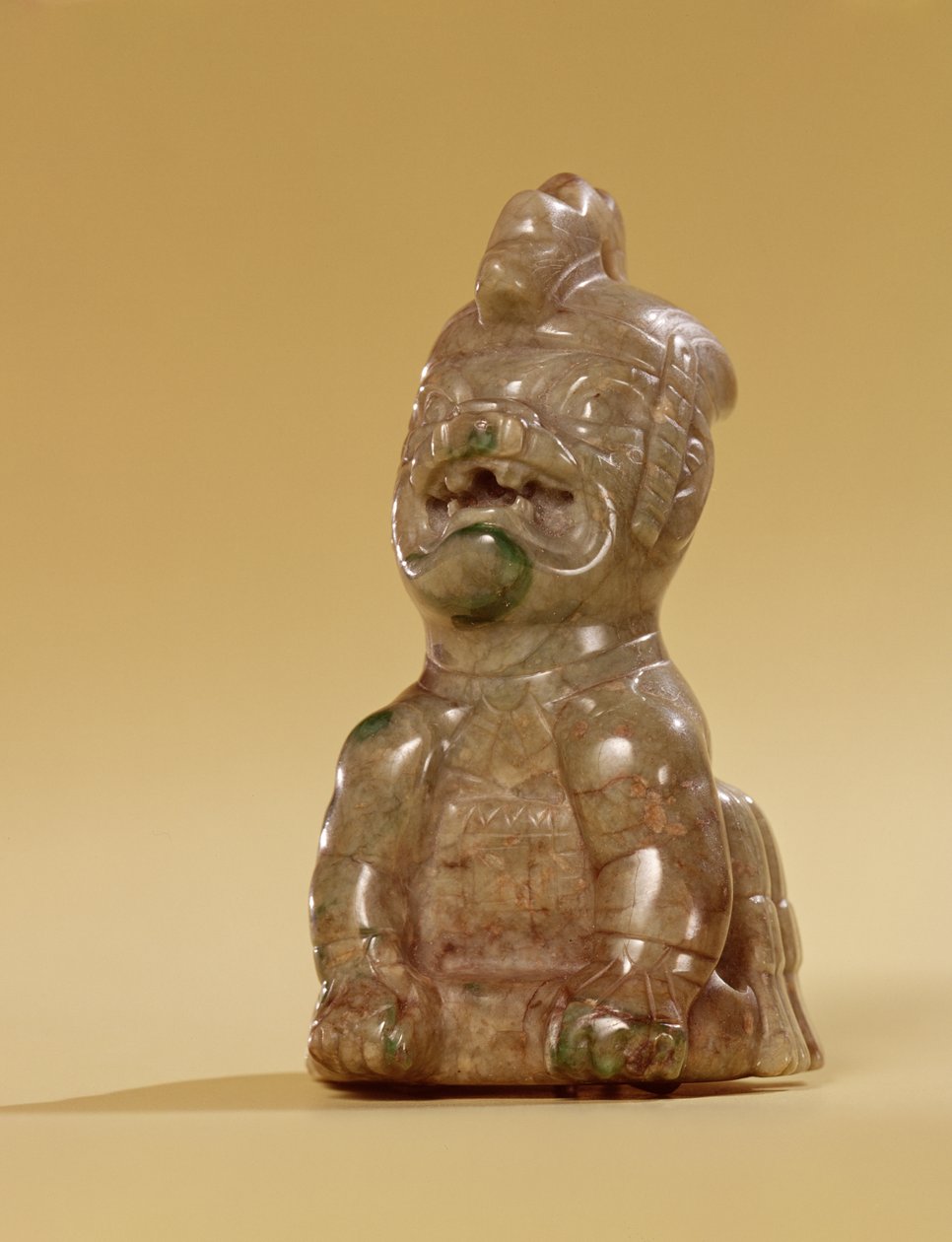 Jaguar, Olmec Culture (jade) av Pre Columbian
