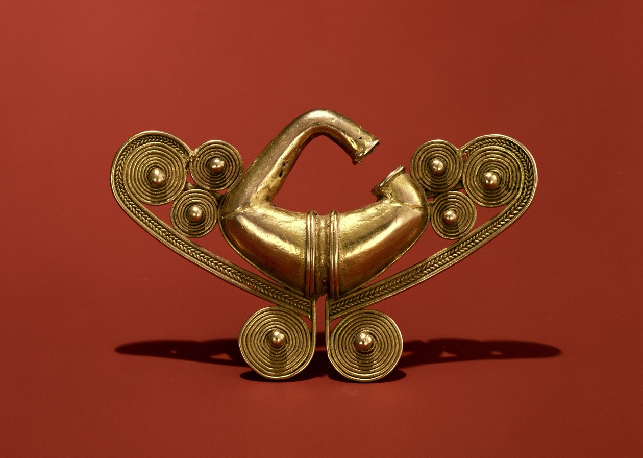 Nesepynt, Tairona-kultur (gull) av Pre Columbian