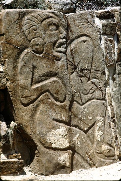 Utskjæring av en Danzante (dansende) figur, ca. 600-200 f.Kr av Pre Columbian Pre Columbian