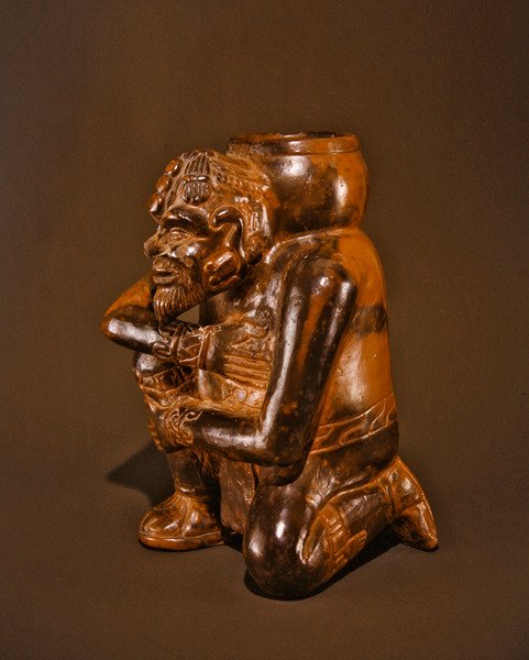 Effigy fartøy, Toltec Culture (keramikk) av Pre Columbian Pre Columbian