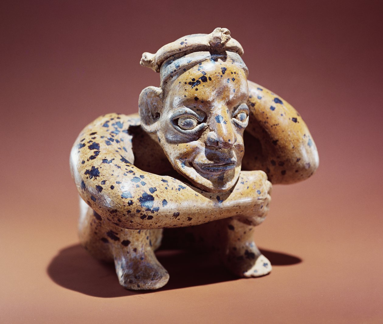 Sittende figur, Jalisco Culture (keramikk) av Pre Columbian Pre Columbian