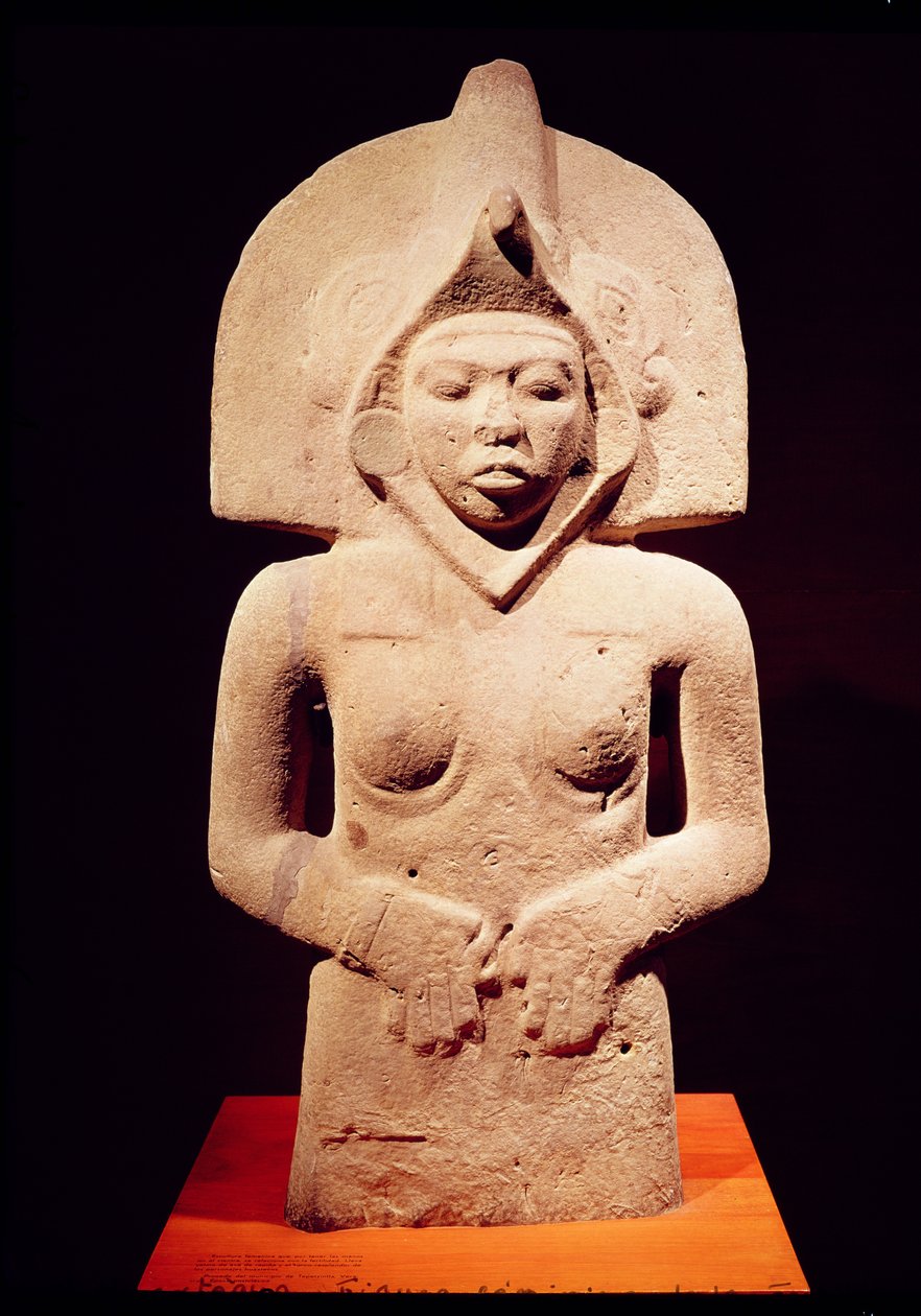 Kvinnelig fruktbarhetsfigur, Huaztec av Pre Columbian