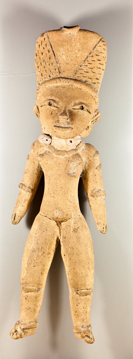 Kvinnelig figur (terrakotta) av Precolombian Precolombian