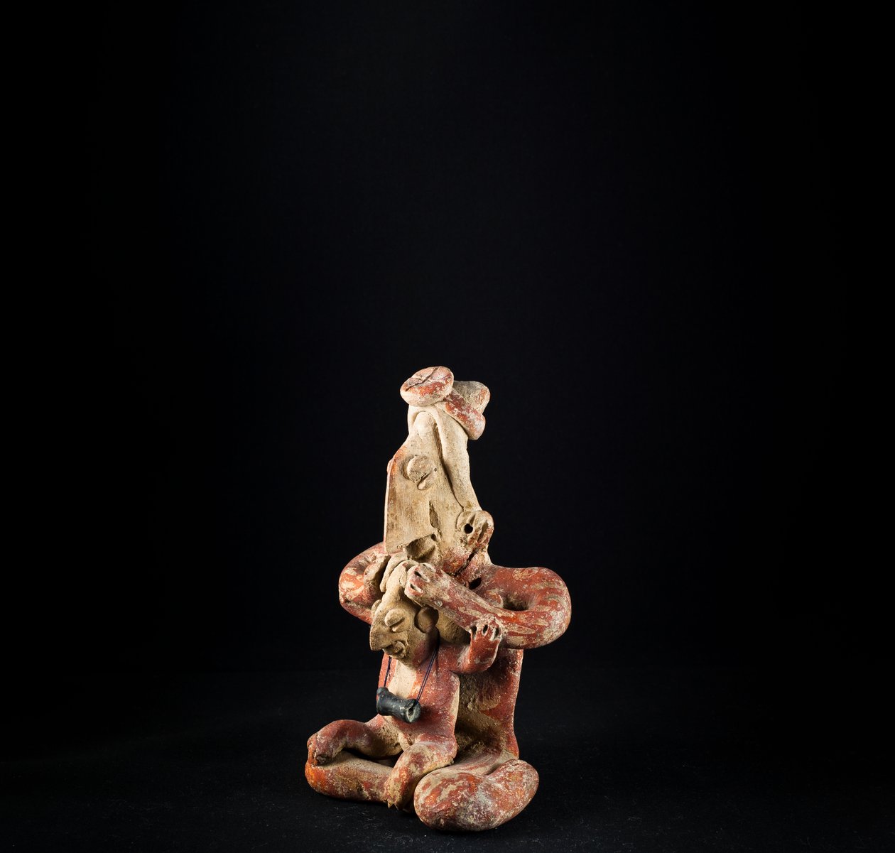 Kvinnelig statue / meksikansk kunst, Nayarit (terrakotta) av Precolombian Precolombian