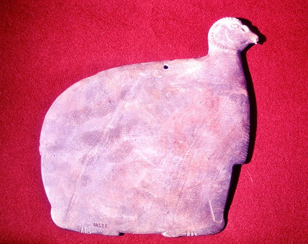 Palett i form av en vær (skifer) av Predynastic Period Egyptian