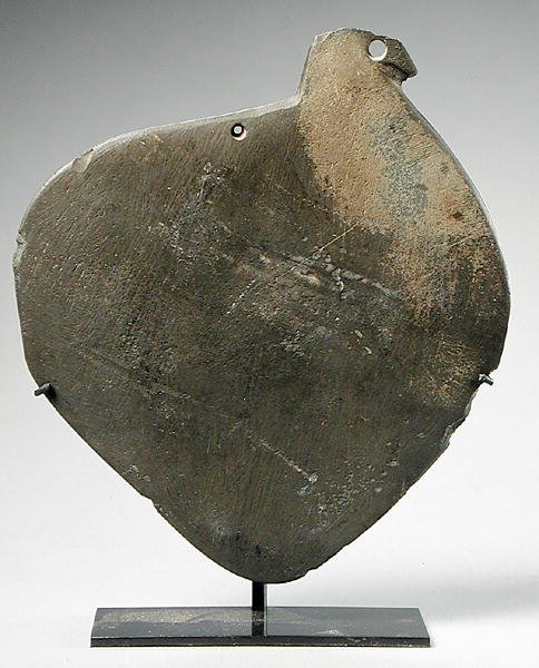 Fuglehodepalett, muligens en perlehøne, Naqada II-perioden, ca. 3500-3100 f.Kr. (grønn skifer) av Predynastic Period Egyptian