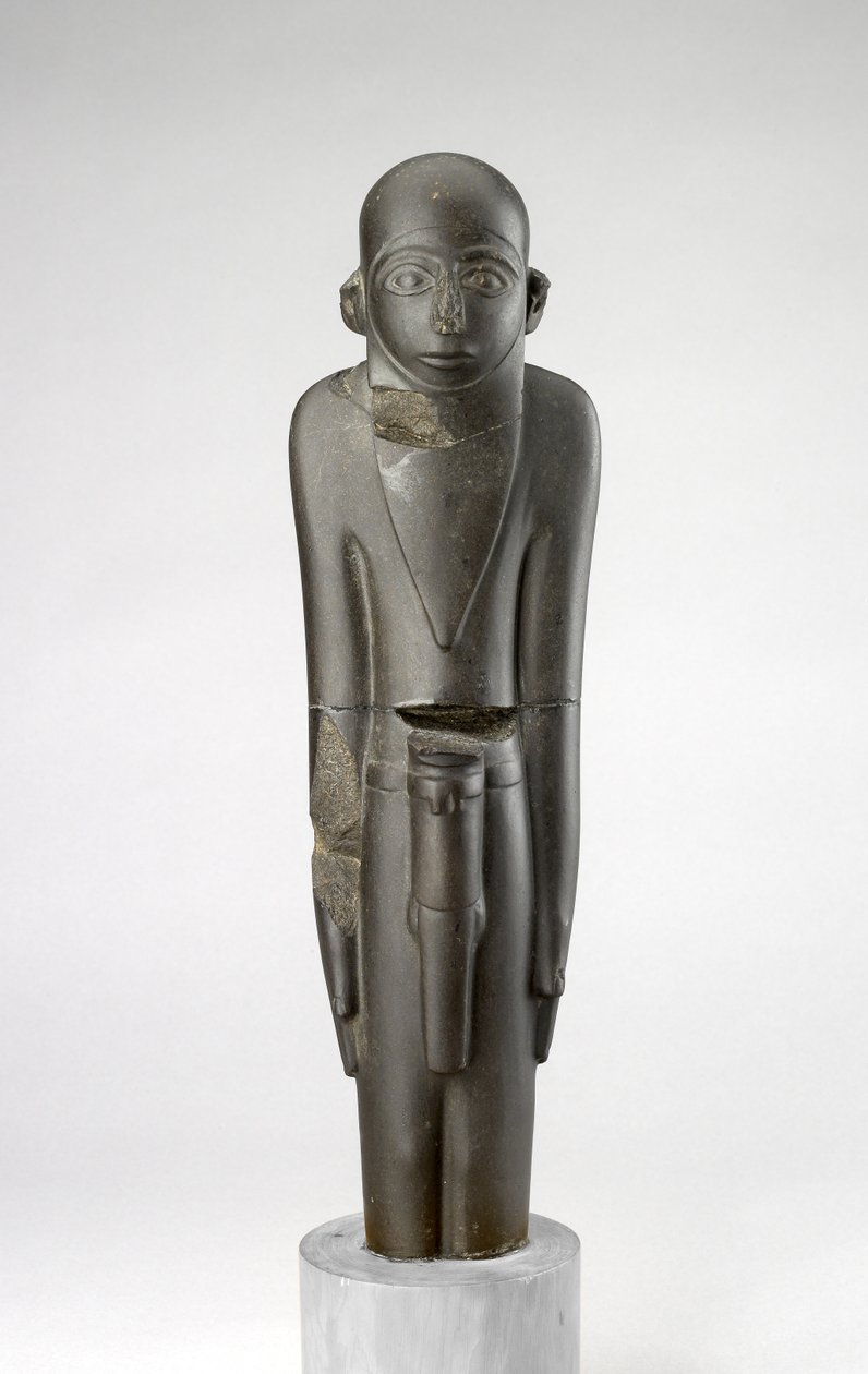 Statue (MacGregor Man) (basalt) av Predynastic Period Egyptian