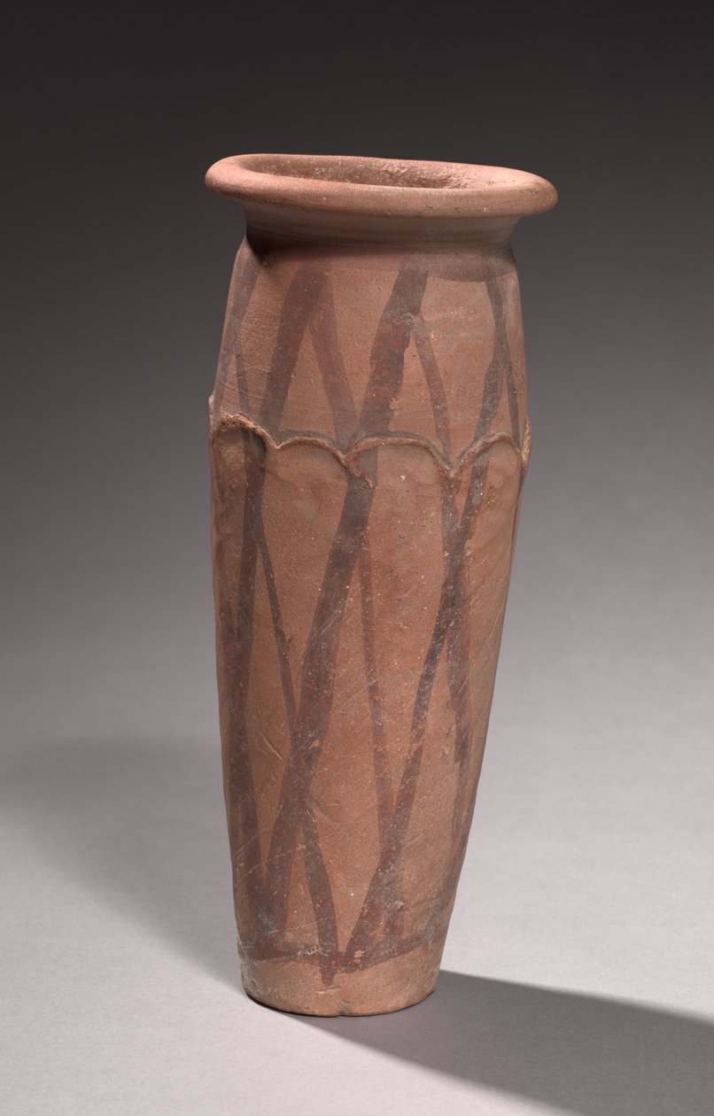 Bølgete krukke, 4000-3000 f.Kr av Predynastic Period Egyptian