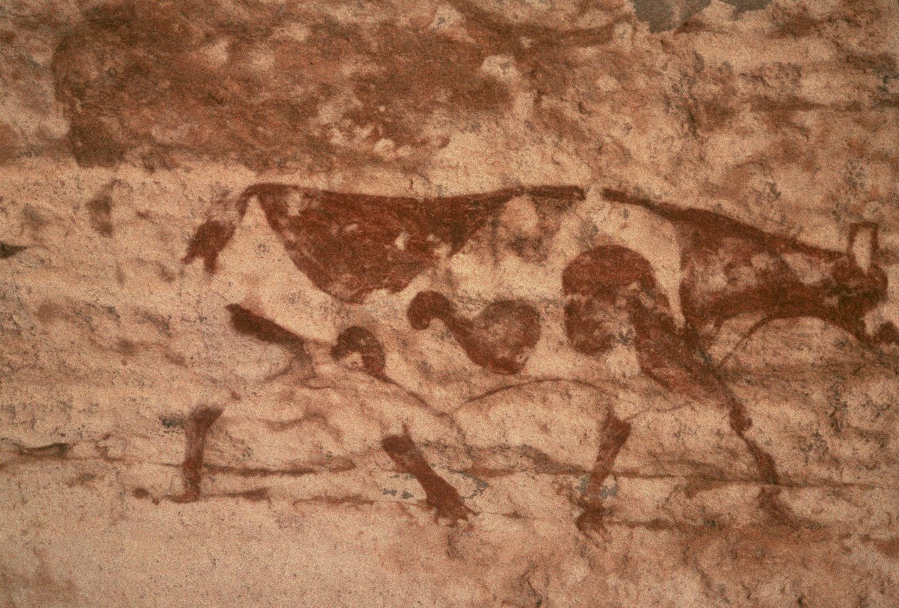 En ku (veggmaleri) av Prehistoric