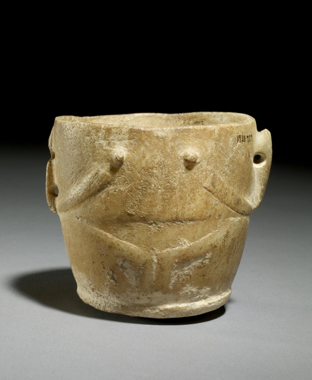 Antropomorfisk beger, tidlig kykladisk, ca. 2500 f.Kr. (lertøy) av Prehistoric