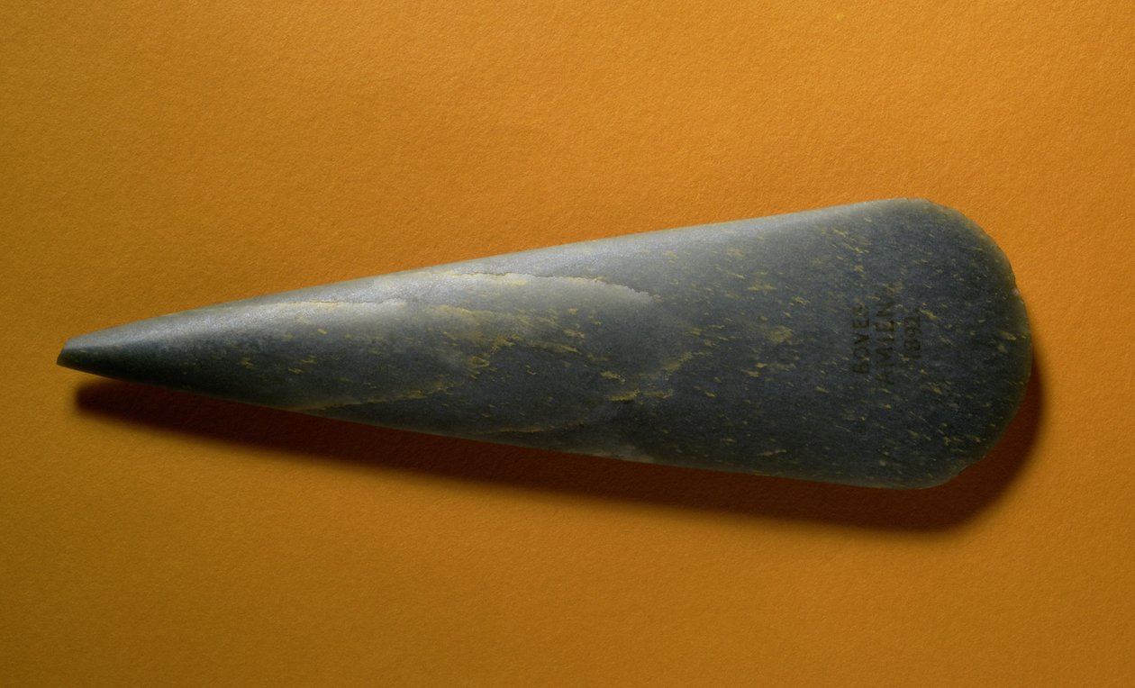 Øks fra Boves, Amiens (jade) av Prehistoric