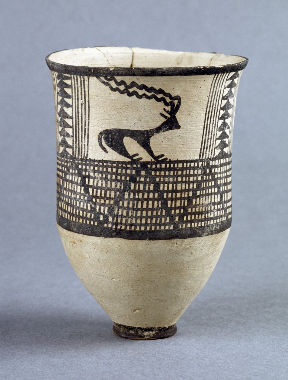 Malt forhistorisk vase, Iran, (leire) av Prehistoric