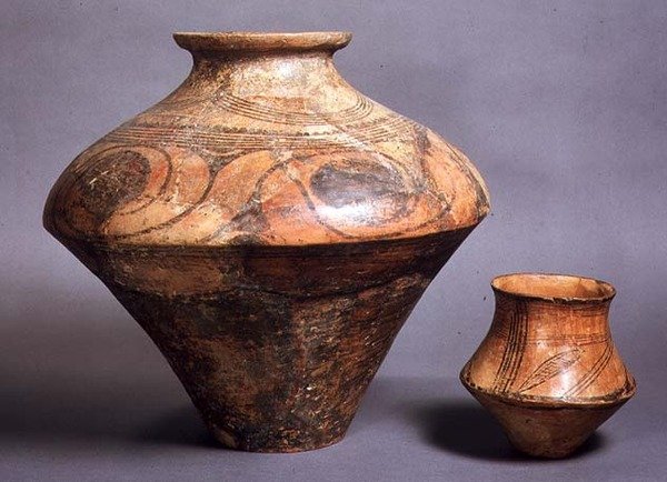 Gruppe av fartøy, Tripoli, sent 4.-tidlig 3. årtusen f.Kr. (keramikk) av Prehistoric