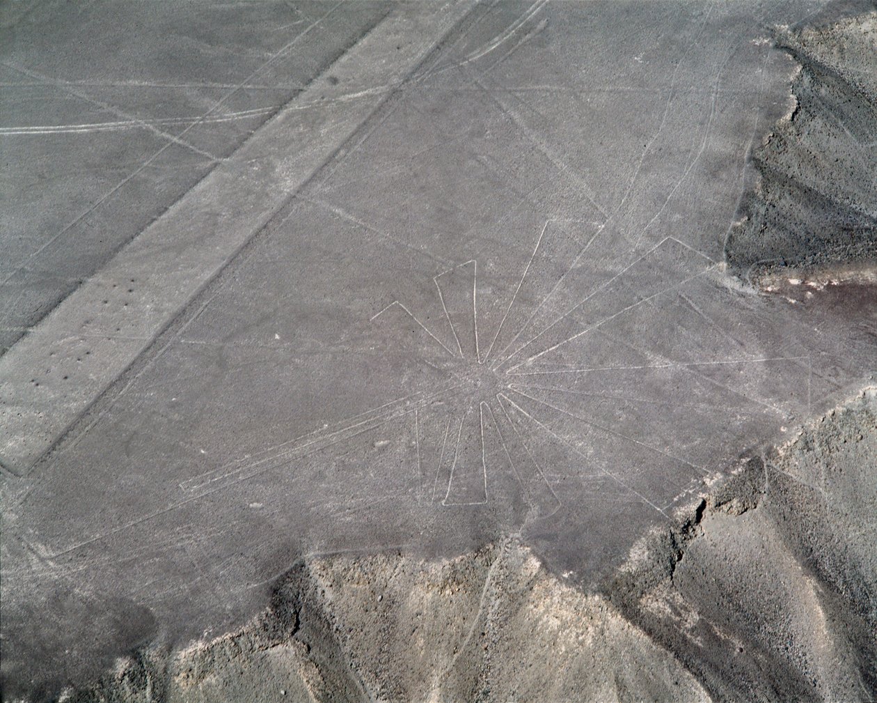 Luftfoto av Nazca-linjene (fotografi av Prehistoric Prehistoric