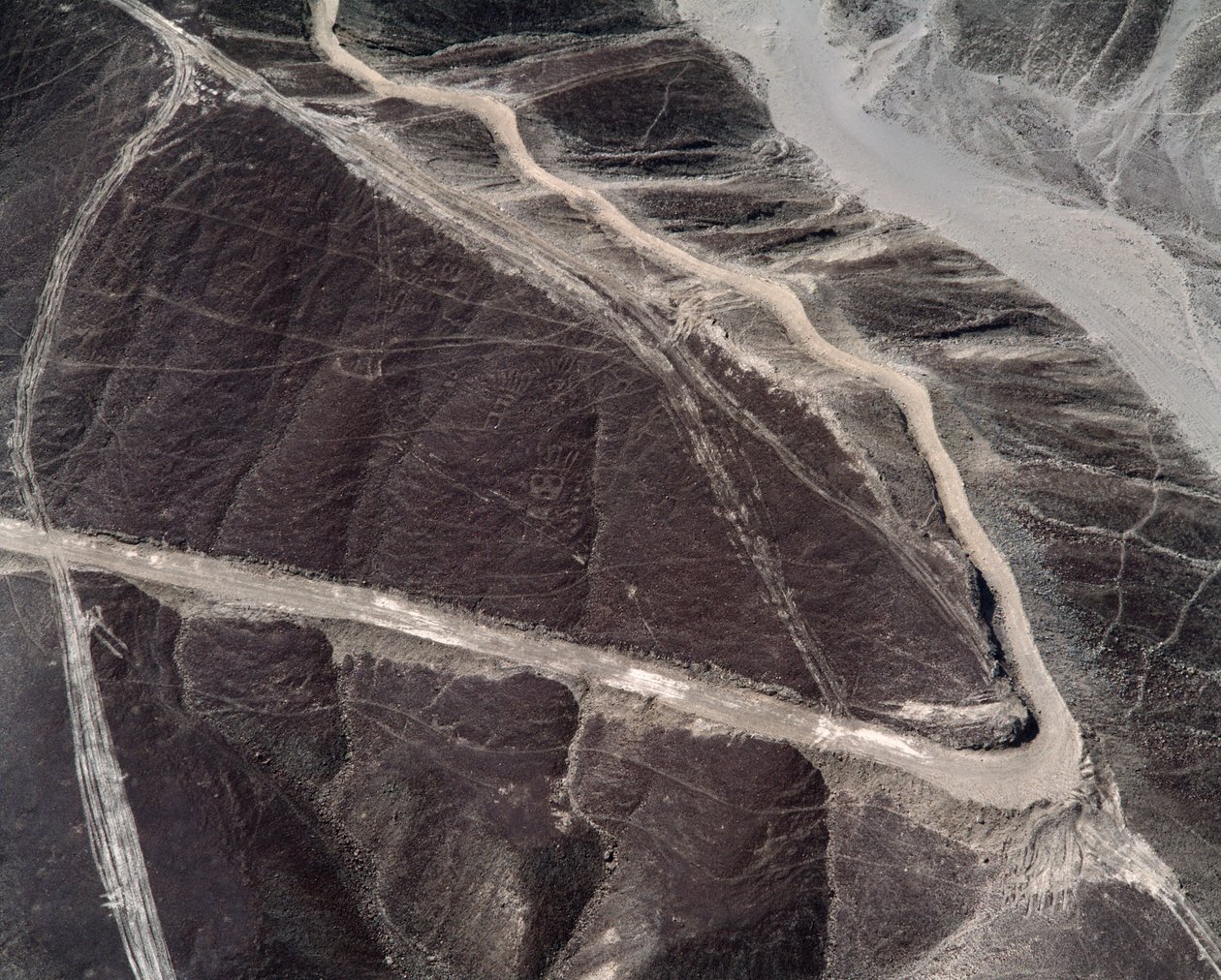 Luftfoto av Nazca-linjene (fotografi av Prehistoric Prehistoric