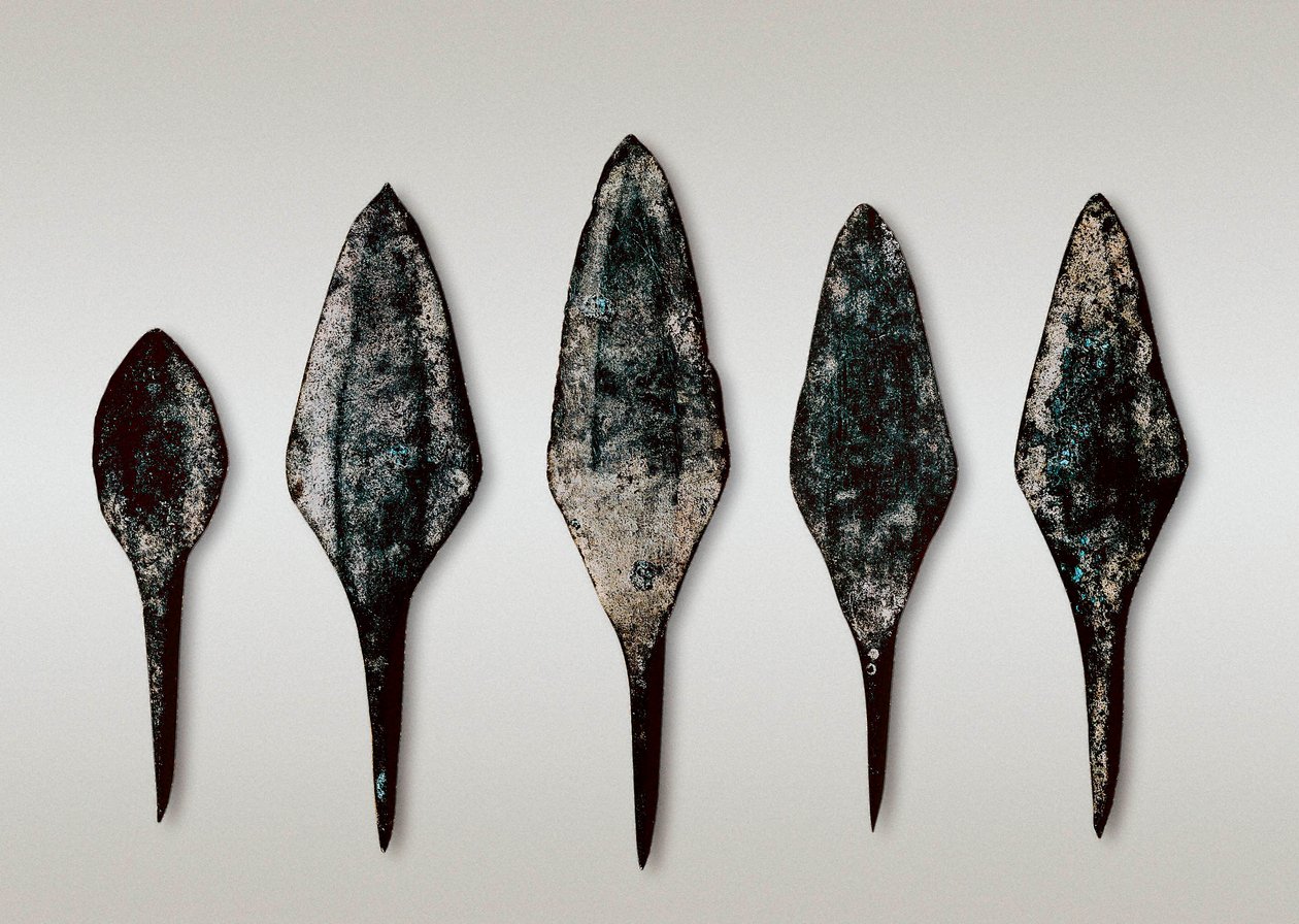 Argarisk kultur: pilspisser (metall) av Prehistoric Prehistoric
