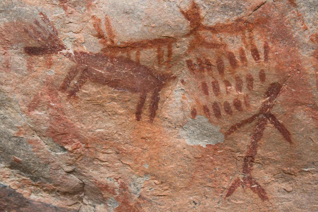 Hulemaleri, Salmon-Challis National Forest (bilde) av Prehistoric Prehistoric