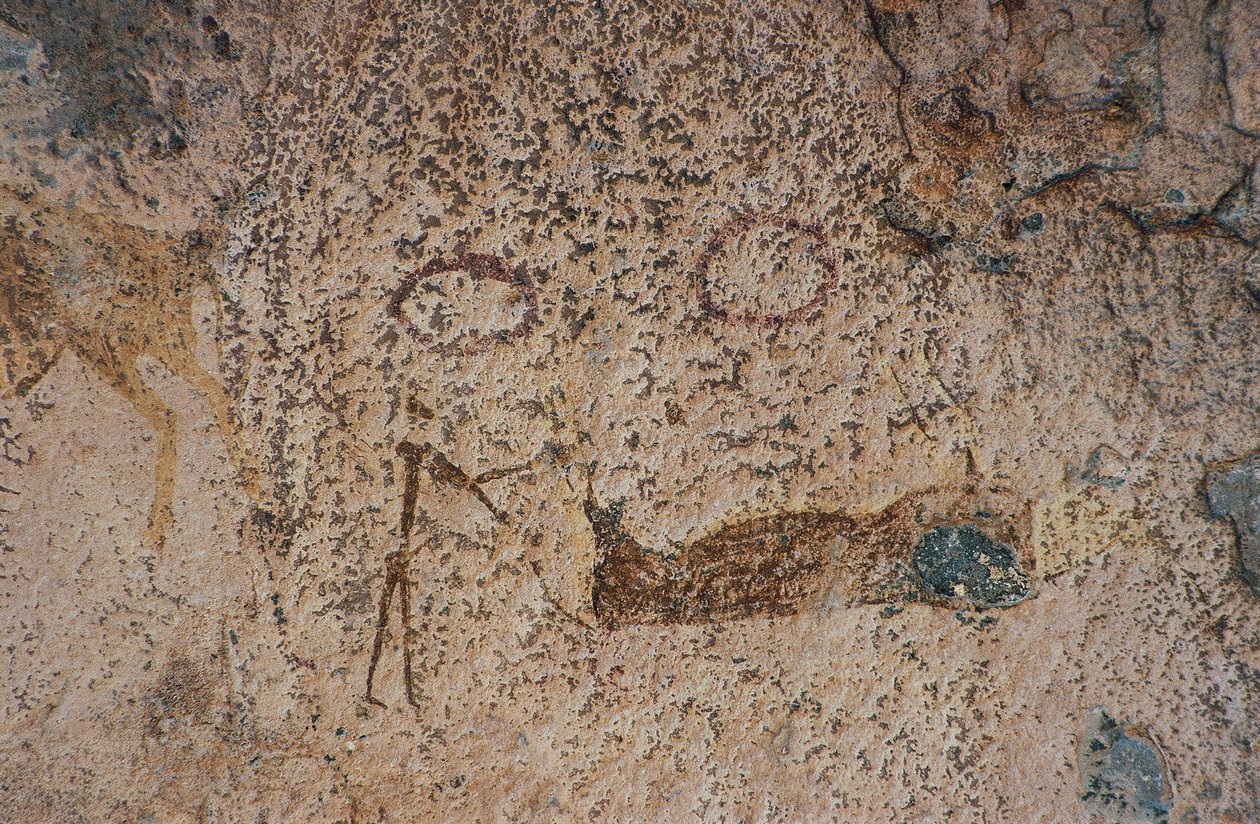 Menneskefigurer (hulemaleri) av Prehistoric Prehistoric