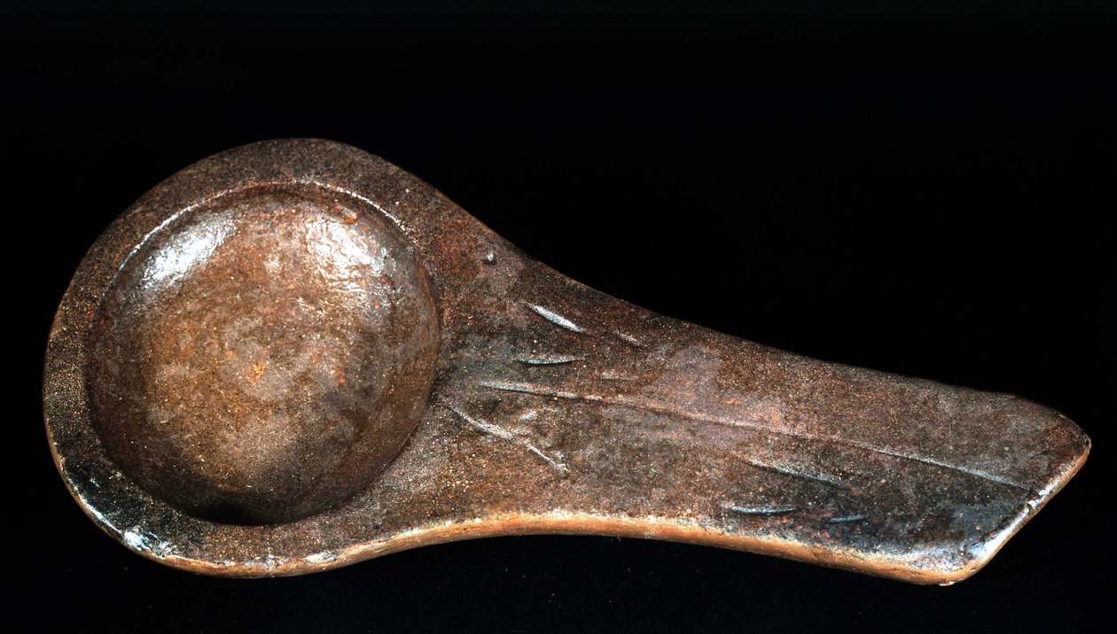 Magdalenerens lampe fra Lascaux - Antikvitetsmuseet i Saint-Germain-en-Laye av Prehistoric Prehistoric