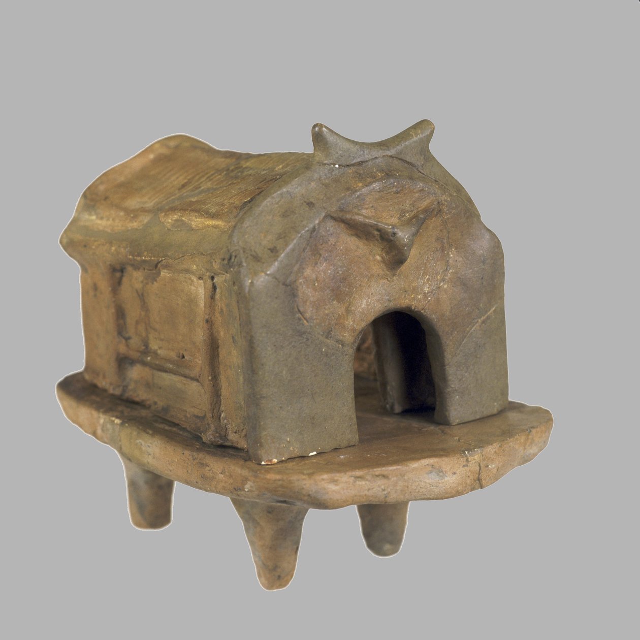 Tempelmodell, 3800-3600 f.Kr av Prehistoric Russian Culture