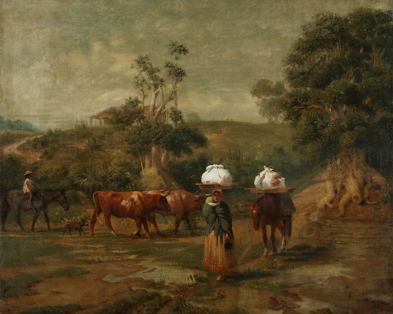 Vaskerier i den nedre delen av Belgrano av Prilidiano Pueyrredon