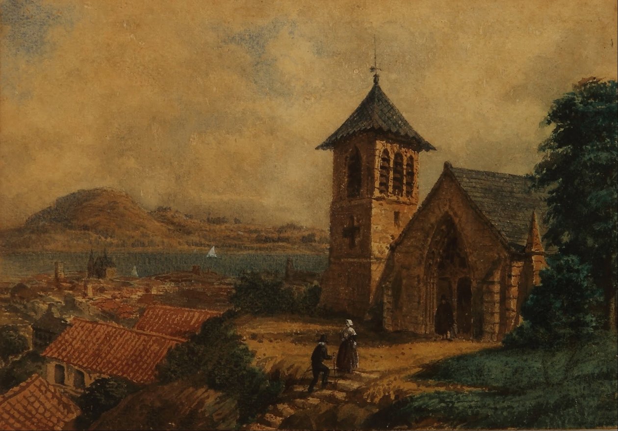 European Village Landscape av Prilidiano Pueyrredon