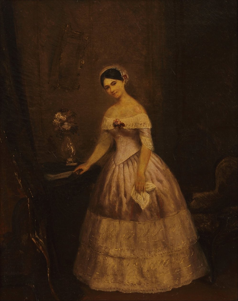 Portrett av Manuelita Rosas studie av Prilidiano Pueyrredon