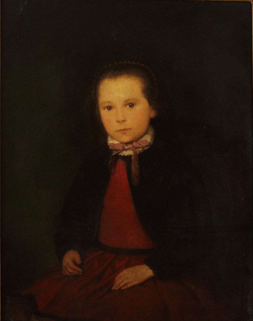 Portrett av jenta M.L.C. av Prilidiano Pueyrredon