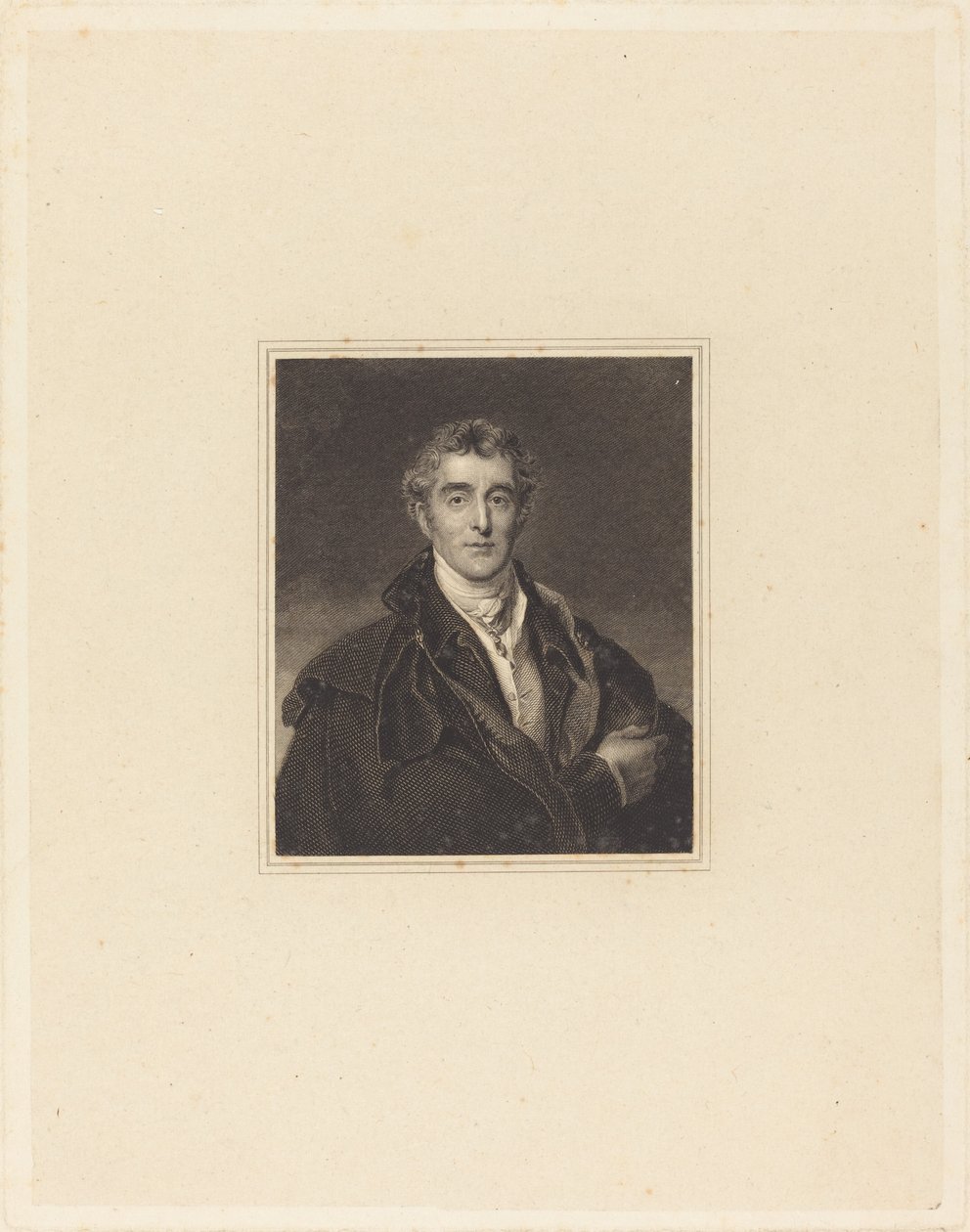Portrett av en gentleman av Probably British 18th Century