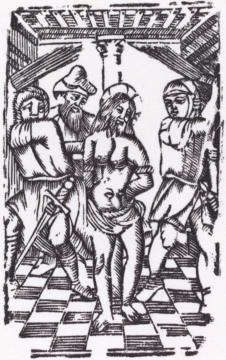 Flageleringen av Probably French 16th Century