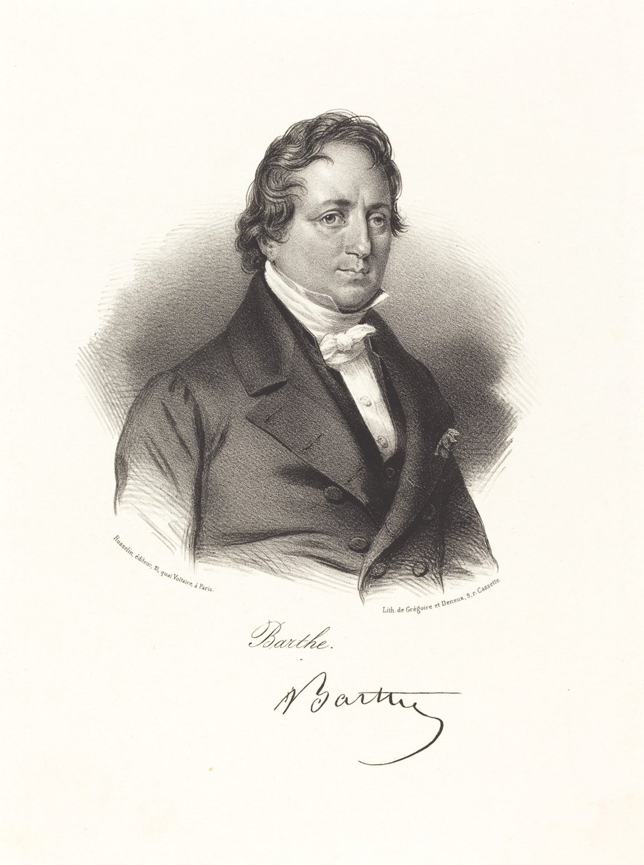 Barthe av Probably French 19th Century