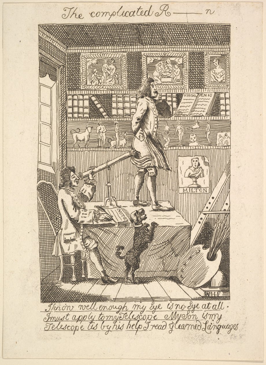 Den kompliserte R_____n, 1794. av Probably etched by Richard Livesay