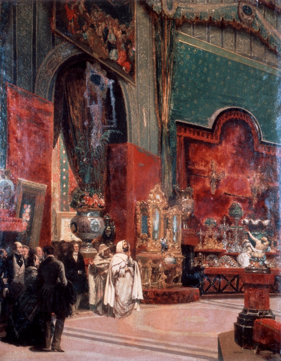 Abd al-Kadir besøker Exposition Universelle i Paris, 1855. av Prosper Lafaye or Lafait