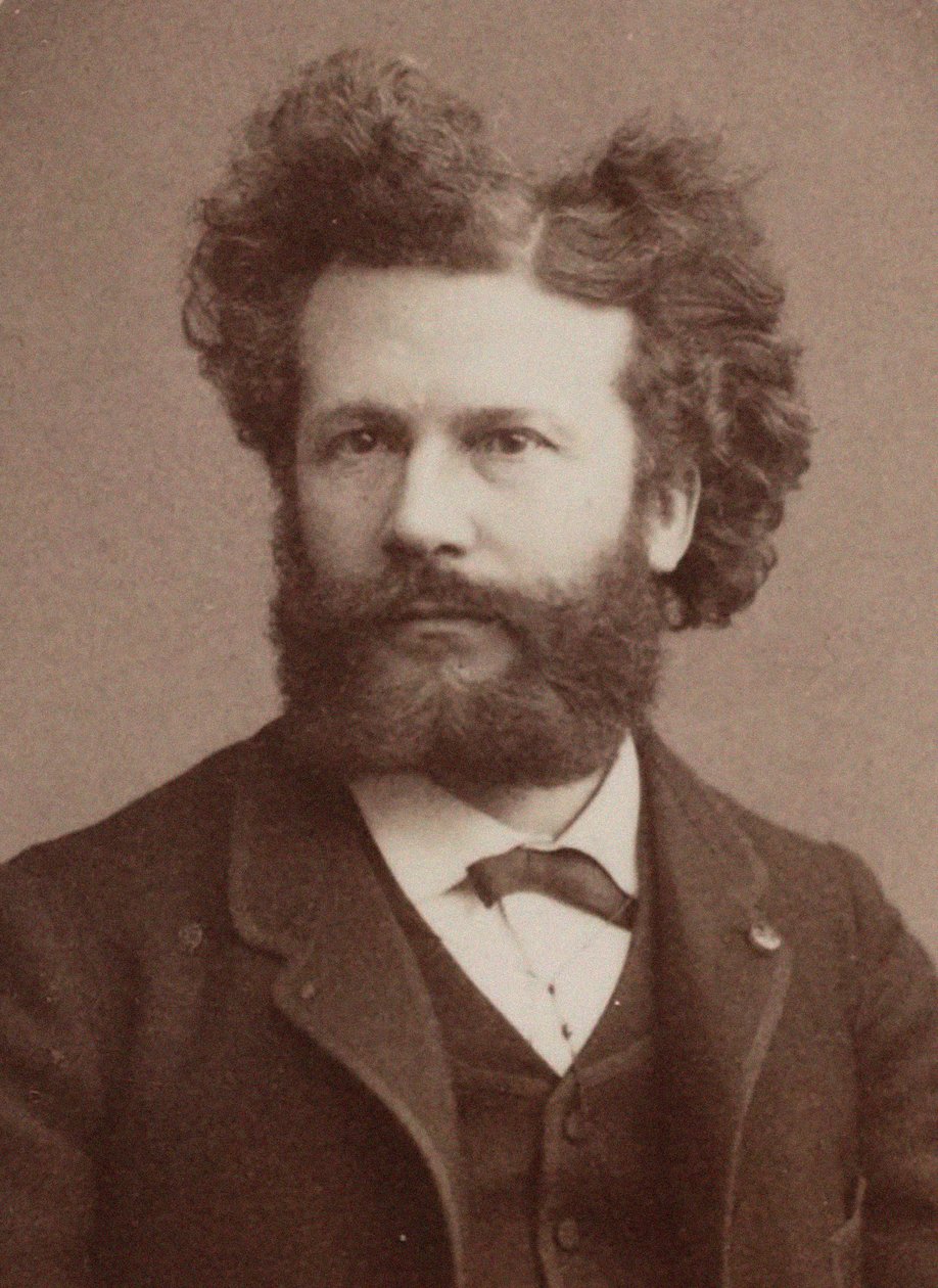Portrett av Camille Flammarion 1842-1925, 1884. av Prudent René Patrice Dagron