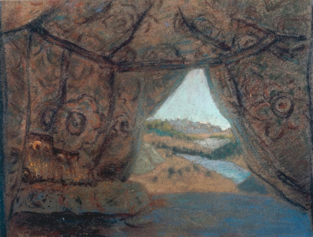 N.Rimsky-Kors., Girl v. Pskov / Roerich av Pskow