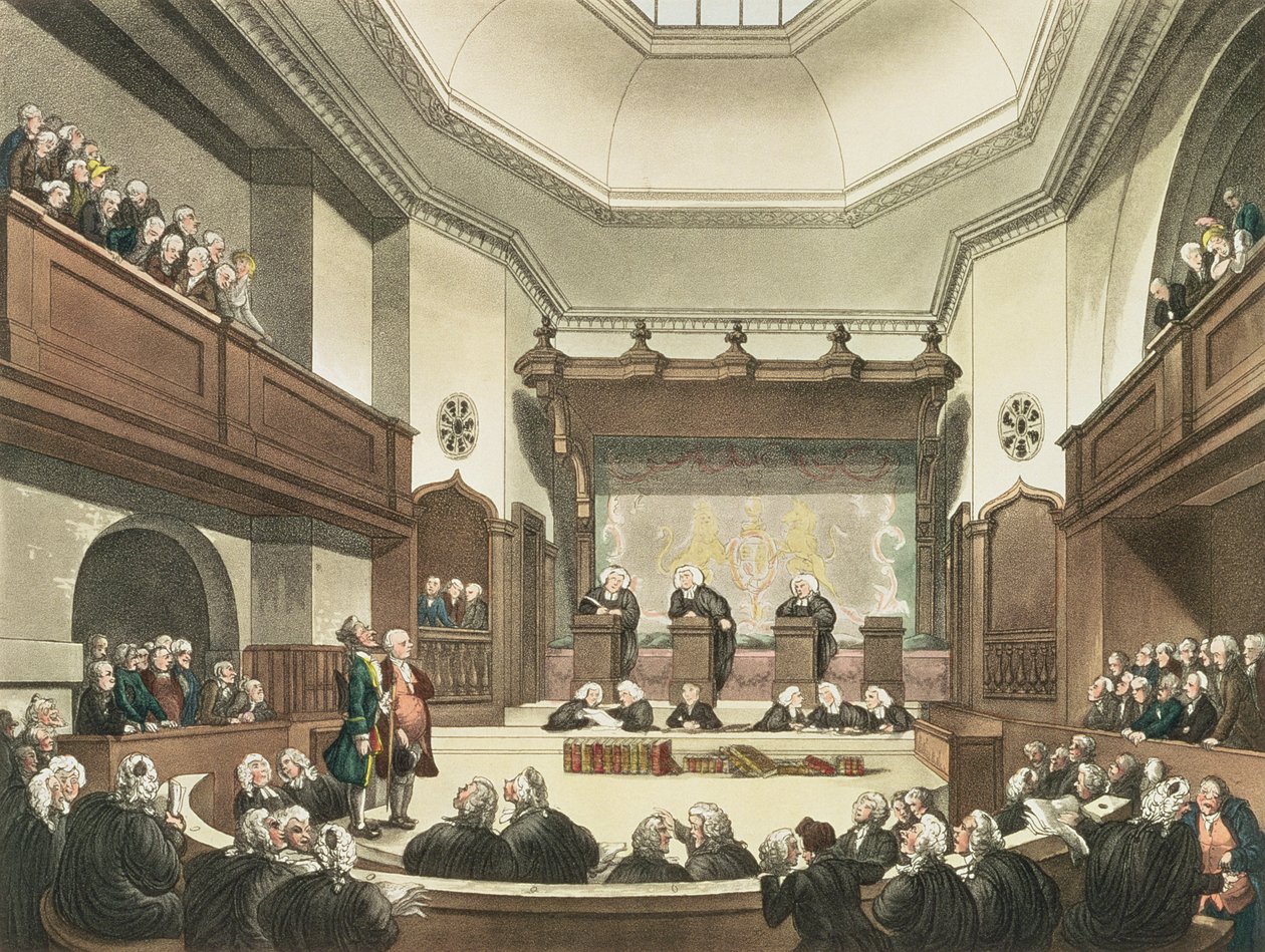 Court of Common Pleas, Westminster Hall, fra 