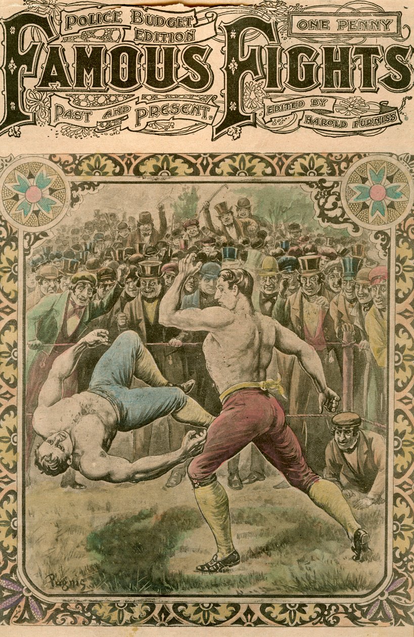 Kampen mellom Tom Spring og Bill Neat, 1823 sent på 1800- eller begynnelsen av 1900-tallet. av Pugnis