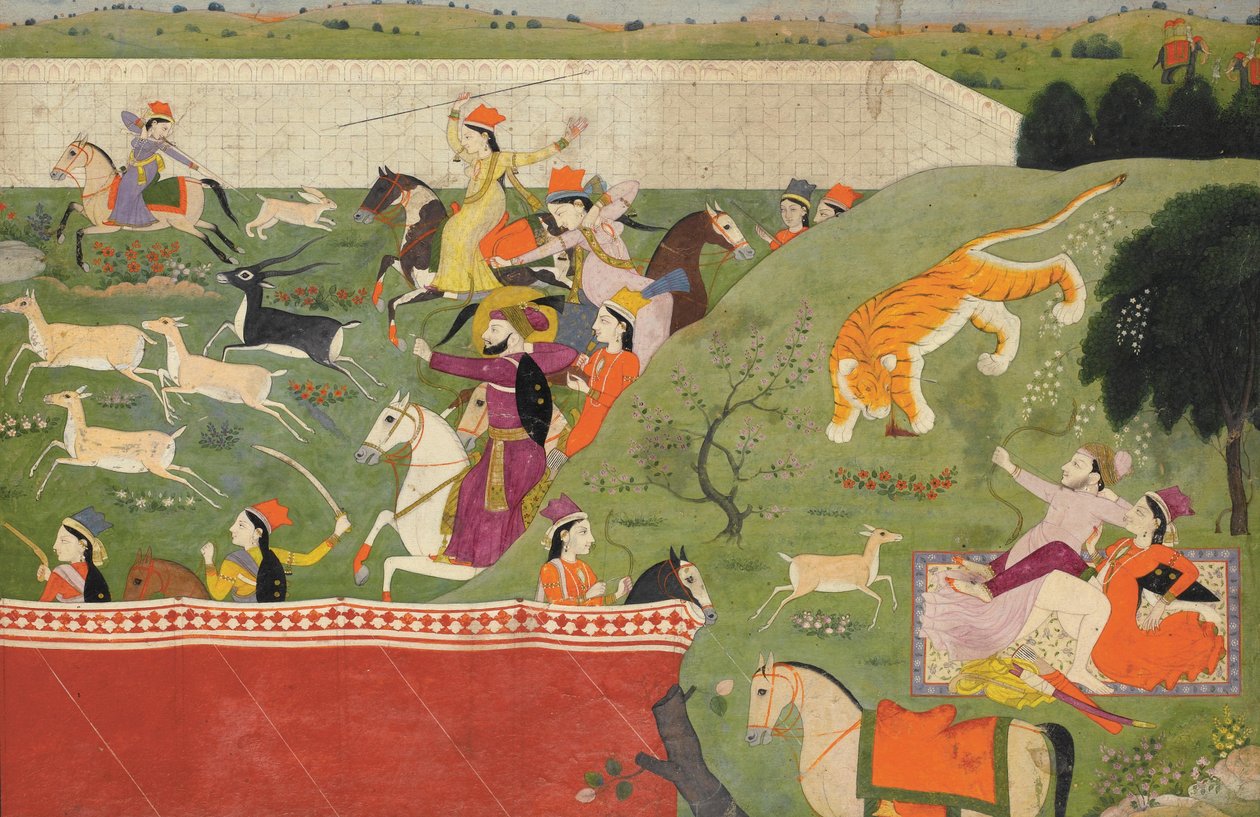 En illustrasjon fra Hamir Hath av Punjab Hills