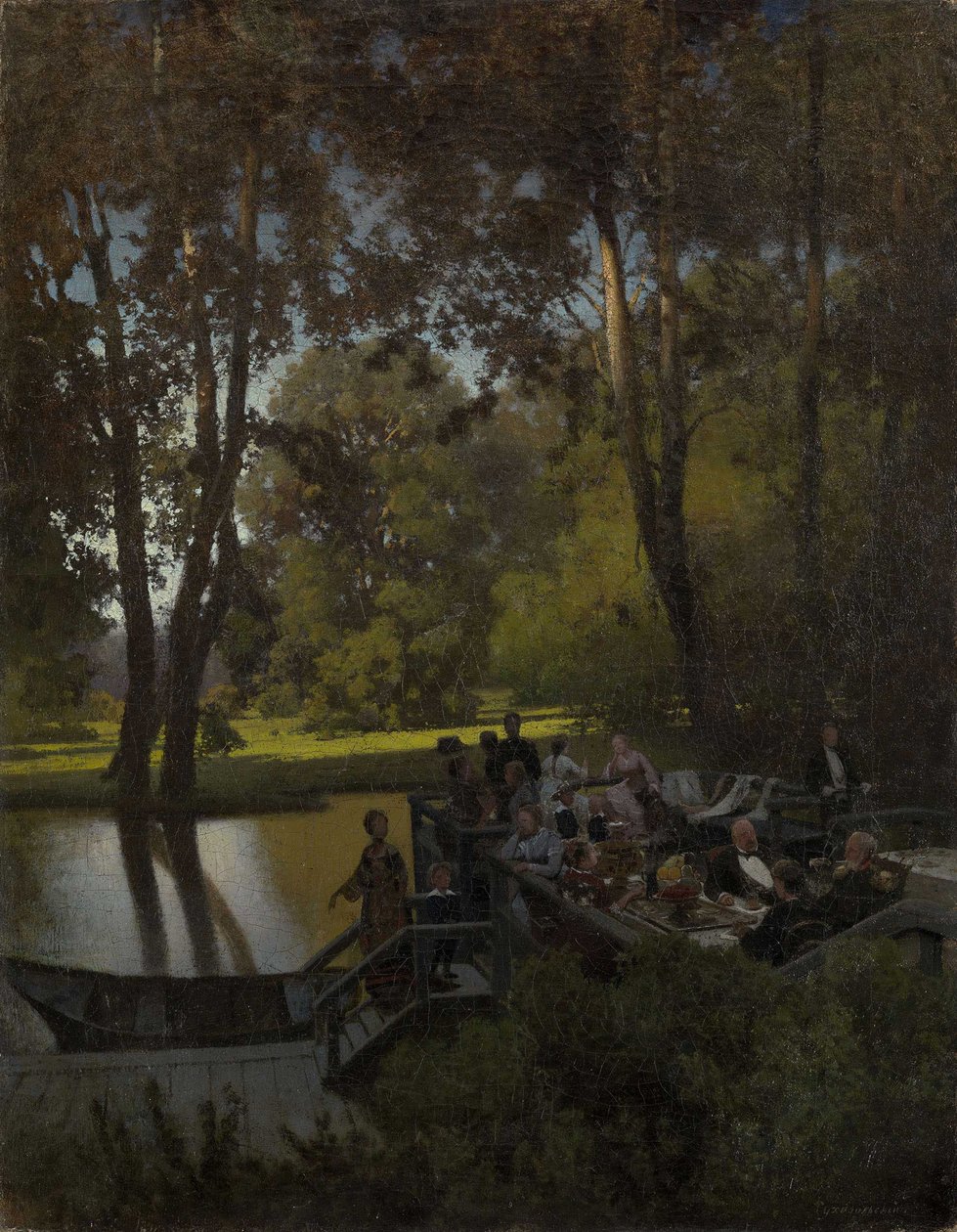 Lunsj i parken av Pyotr Alexandrovich Sukhodolsky