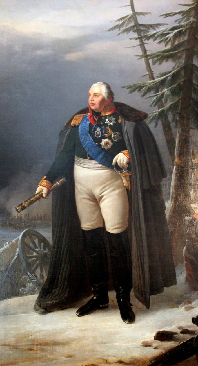 Mikhail Kutuzov, russisk soldat, 1833-1834 av Pyotr Basin