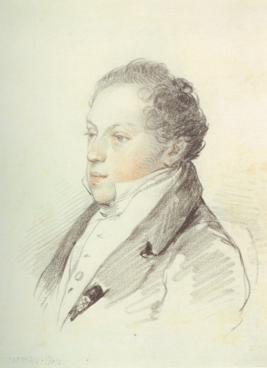 Portrett av Alexei Nikitich Peshurov av Pyotr Fyodorovich Sokolov