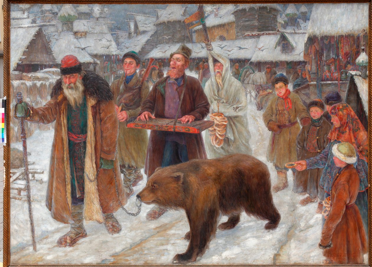 ""La chanson des skomorokhs"" (The Song of the skomorokhs) Artistes ambulants, montreurs d