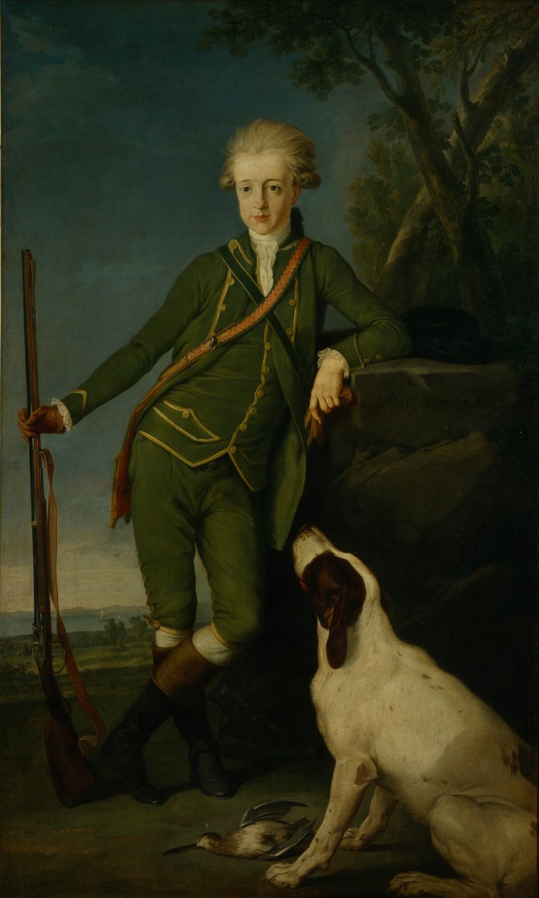 Portrett av grev Nikita Petrovitsj Panin 1770-1837 som barn, av Pyotr Ivanovich Sokolov