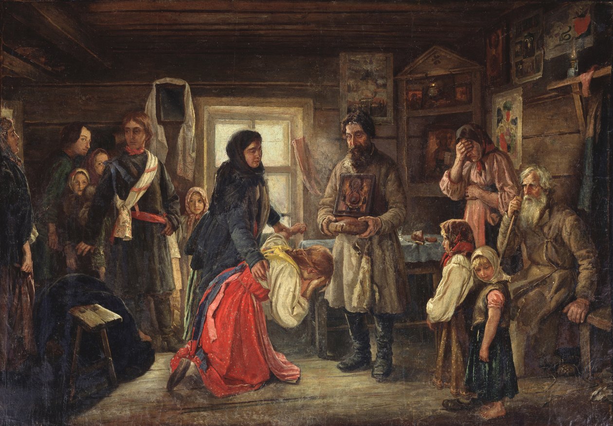 Før ekteskapet, 1900-tallet av Pyotr Ivanovich Tselebrovski