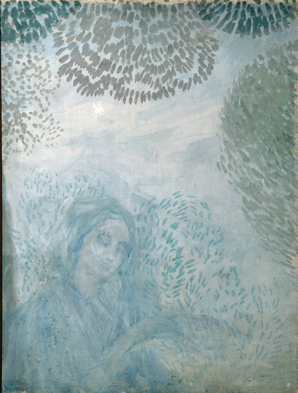 Morgenbønn, 1908 av Pyotr Savvich Utkin