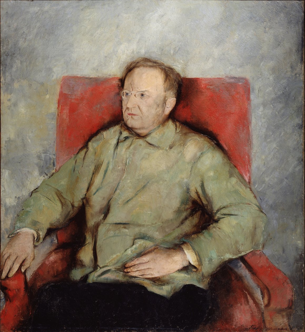 Portrett av skuespilleren Vasily Kachalov 1875-1948, 1929 av Pyotr Vladimirovich Williams