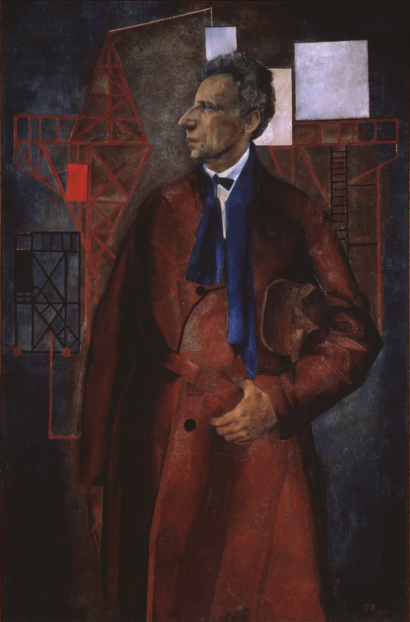 Portrett av sceneprodusenten Vsevolod Meyerhold 1874-1940, 1925 av Pyotr Vladimirovich Williams